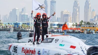 "الفجيرة 96" يحرز لقب بطولة العالم للزوارق السريعة 2024