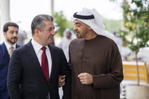 رئيس الدولة يستقبل رئيس حكومة إقليم كردستان العراق