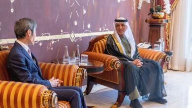 سعود بن صقر يستقبل سفير اليابان