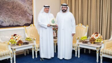 محمد الشرقي يستقبل رئيس مجلس إدارة الهيئة العربية للاستثمار والإنماء الزراعي