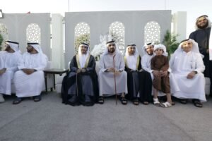 محمد بن راشد يحضر أفراح العامري وآل بومهير