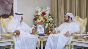 محمد الشرقي يلتقي رئيس الاتحادين الإماراتي والآسيوي للكاراتيه