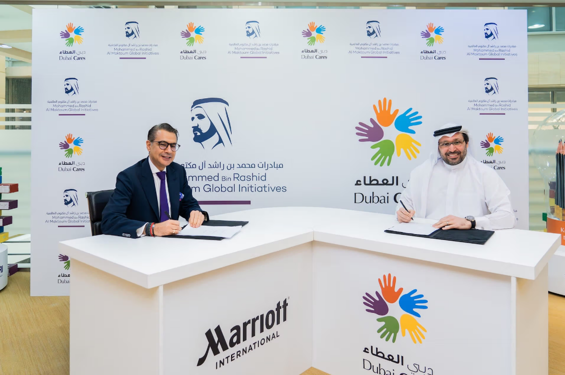 دبي العطاء وماريوت الدولية تتعاونان لتعزيز تعليم الأطفال من خلال مبادرة ’التعليم من أجل الأطفال‘" 1 ماريوت الدولية