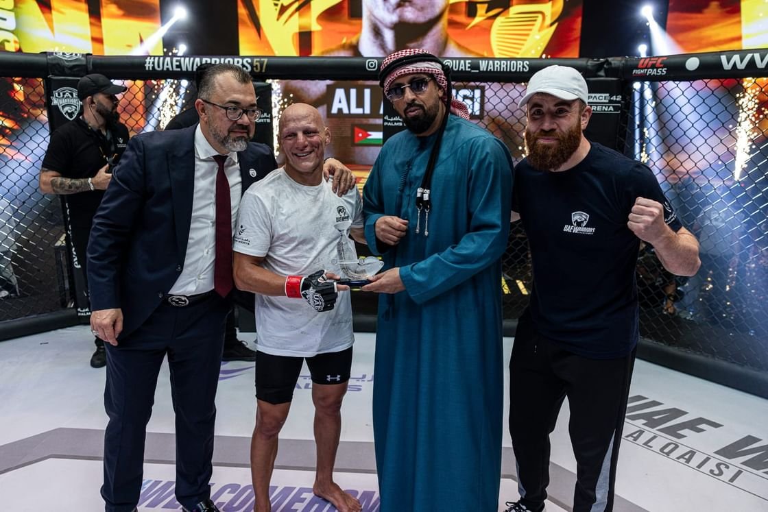 الأردني علي القيسي يتوج بطلا لدولية "محاربي الإمارات" 1 الأردني علي القيسي يتوج بطلا لدولية "محاربي الإمارات"