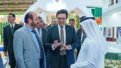 وزير الثقافة المصري يزور جناح " حكومة الفجيرة " في معرض القاهرة للكتاب