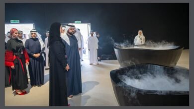 محمد الشرقي يفتتح معرض "بلاتفورم 09“