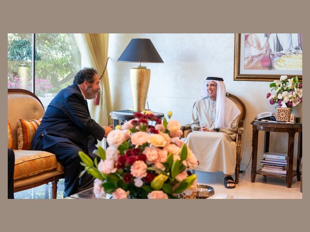 سعود بن صقر يستقبل قنصل عام مملكة هولندا 1 سعود بن صقر يستقبل قنصل عام مملكة هولندا