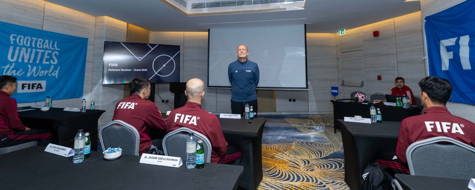اتحاد الكرة يستضيف دورة الفيفا للحكام المرشحين لمونديال 2026 1 اتحاد الكرة يستضيف دورة الفيفا للحكام المرشحين لمونديال 2026