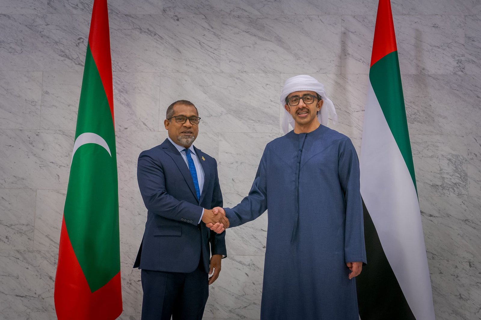 عبدالله بن زايد يستقبل وزير خارجية المالديف ويبحثان تعزيز العلاقات الثنائية 1 عبدالله بن زايد يستقبل وزير خارجية المالديف ويبحثان تعزيز العلاقات الثنائية