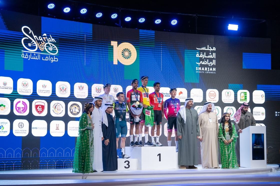 تتويج ماريو أباريسيو بطلا للمرحلة الأولى لطواف الشارقة 1 تتويج ماريو أباريسيو بطلا للمرحلة الأولى لطواف الشارقة