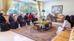 سعود بن صقر يستقبل أعضاء "استشاري جامعة رأس الخيمة للطب والعلوم الصحية"