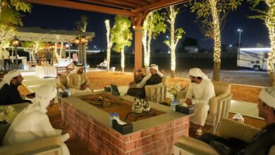 ولي عهد رأس الخيمة يزور رجل الأعمال خالد عبدالله يوسف