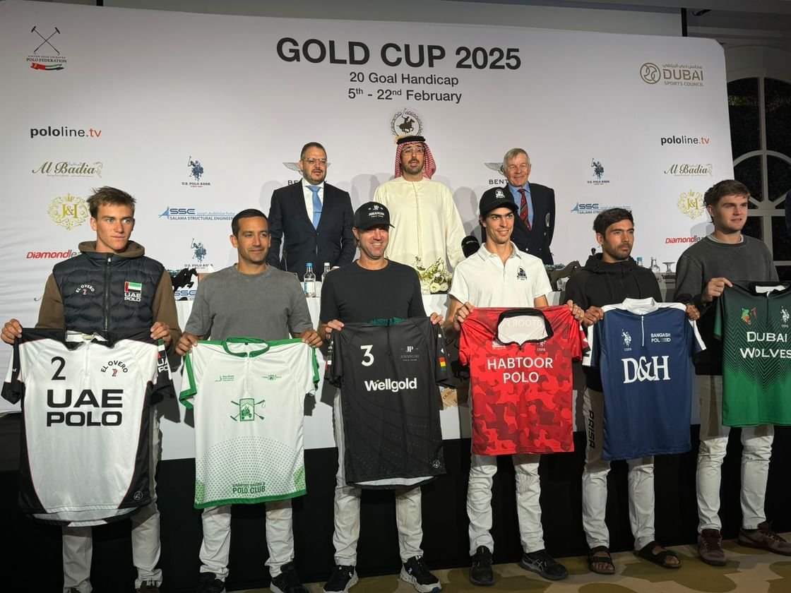 "ذئاب دبي" و"بنجاش" في افتتاح كأس دبي الذهبي للبولو 2025 1 "ذئاب دبي" و"بنجاش" في افتتاح كأس دبي الذهبي للبولو 2025