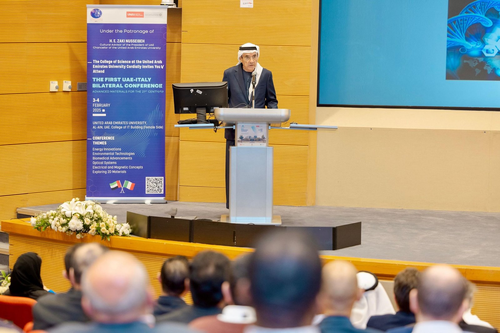 جامعة الإمارات تستضيف المؤتمر الثنائي الأول مع إيطاليا حول المواد المتقدمة 1 جامعة الإمارات تستضيف المؤتمر الثنائي الأول مع إيطاليا حول المواد المتقدمة