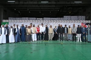 هدية من "أم الإمارات" إلى الشعب الفلسطيني.. وصول سفينة المساعدات الإماراتية السادسة لميناء العريش