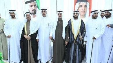 نهيان بن مبارك يحضر أفراح الشحي والمزروعي في رأس الخيمة
