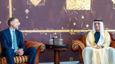 سعود بن صقر يستقبل قنصل عام إيطاليا