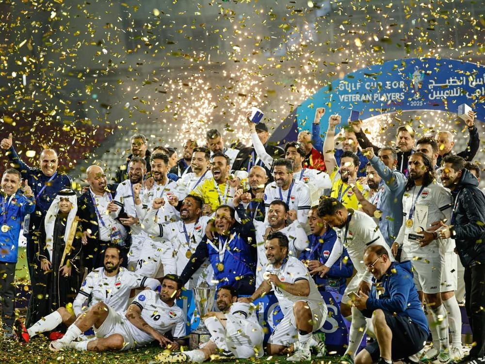 منتخب العراق بطلاً لكأس الخليج لقدامى اللاعبين 1 منتخب العراق بطلاً لكأس الخليج لقدامى اللاعبين
