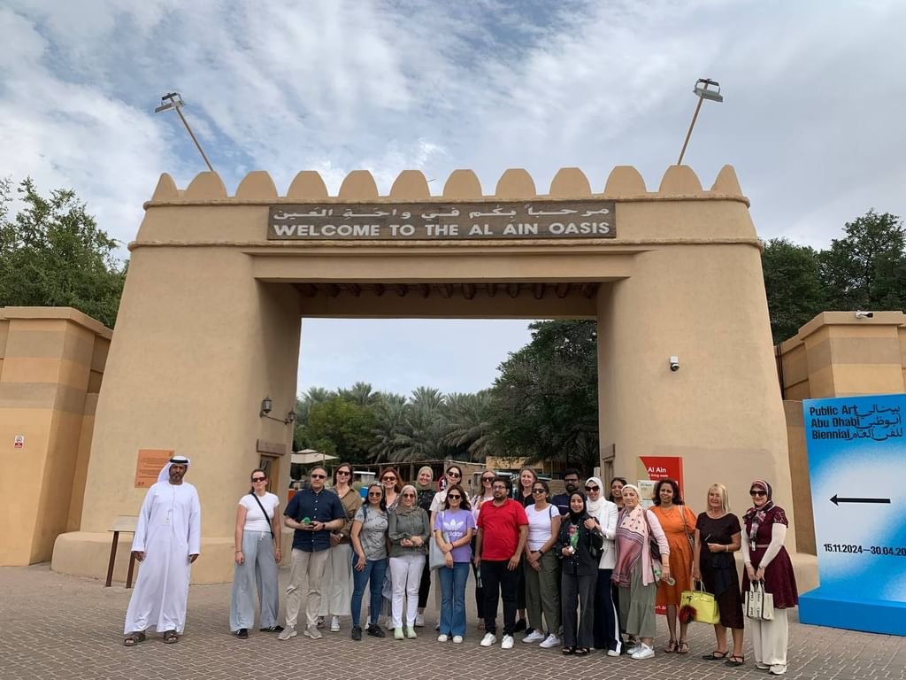 معهد "غوته" يطلع على تاريخ وإرث مدينة العين العريق 1 معهد "غوته" يطلع على تاريخ وإرث مدينة العين العريق