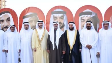 نهيان بن مبارك يحضر أفراح ابن أرحمه والنعيمي في عجمان