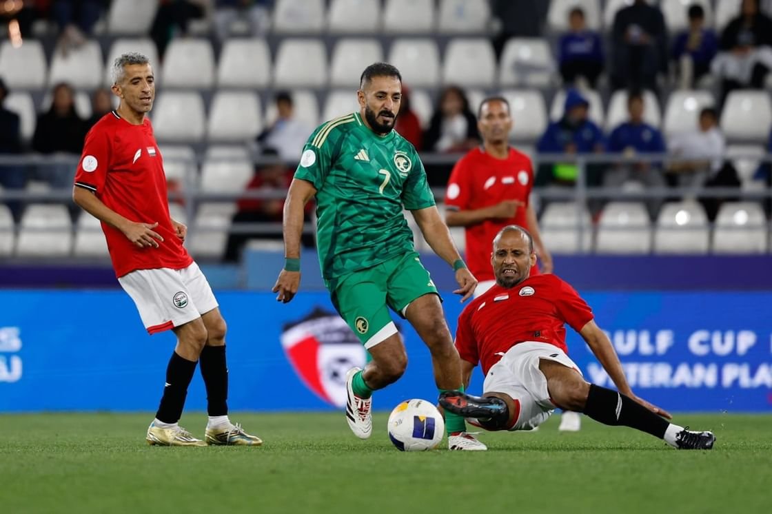 المنتخب السعودي يفوز على نظيره اليمني في كأس الخليج لقدامى اللاعبين