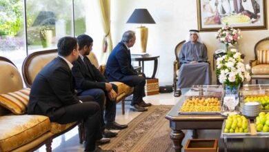 سعود بن صقر يستقبل الرئيس التنفيذي المشارك لشركة "إنيسمور"