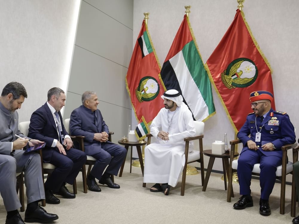 حمدان بن محمد يستقبل رئيس جمهورية تتارستان 1 حمدان بن محمد يستقبل رئيس جمهورية تتارستان