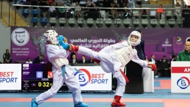 35 ميدالية عربية في ختام الدوري العالمي للكاراتيه بالفجيرة