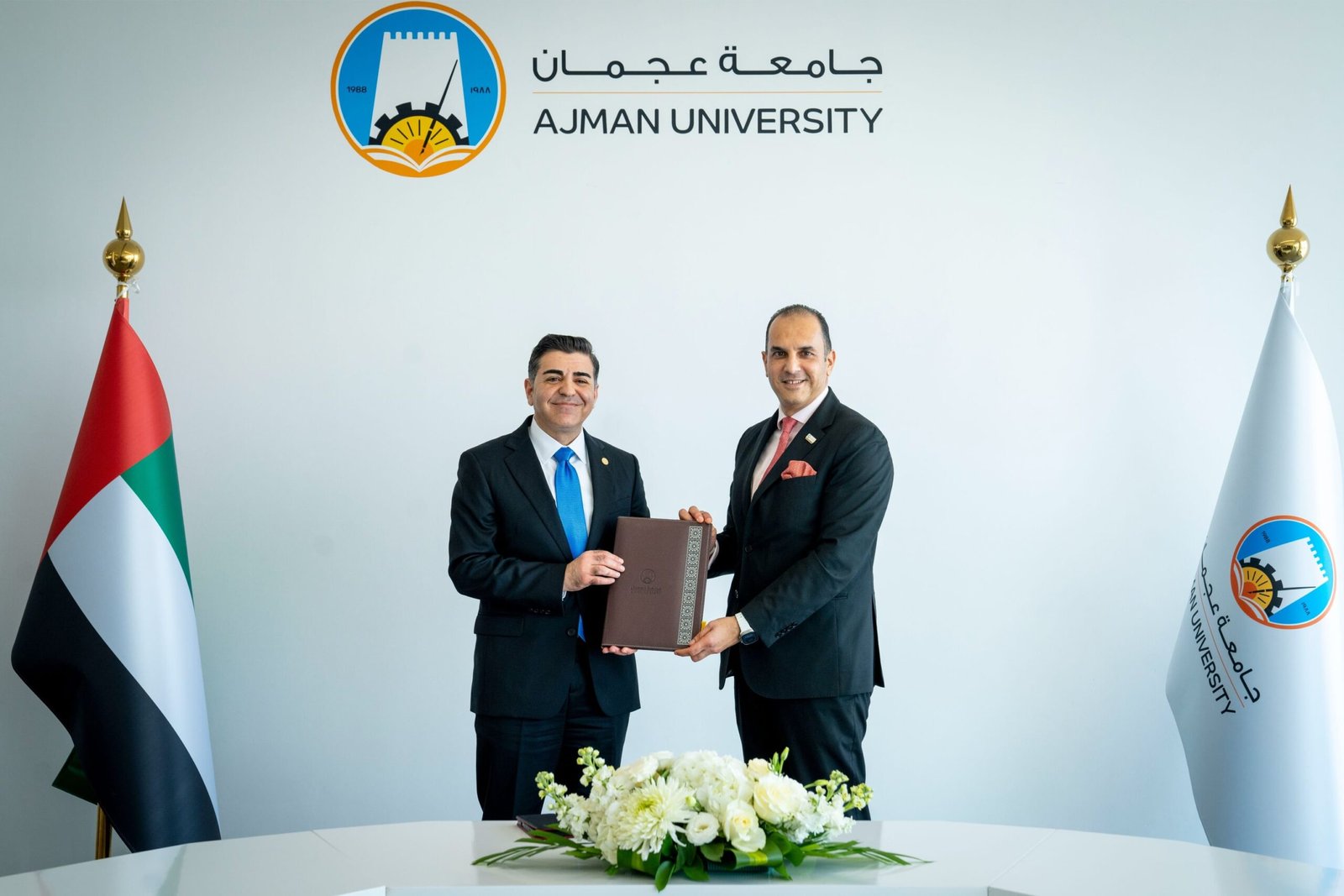 تعاون بين جامعتي عجمان والعلوم والتكنولوجيا الأردنية لتعزيز الابتكار الأكاديمي 1 تعاون بين جامعتي عجمان والعلوم والتكنولوجيا الأردنية لتعزيز الابتكار الأكاديمي