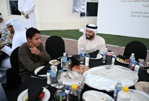 مجلس شباب الإمارات للعمل الإنساني ينظم "إفطار القيم الإماراتية" للأشقاء الفلسطينيين في مدينة الإمارات الإنسانية