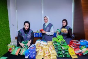 حملة "مير الخير الرمضاني" من هيئة كهرباء ومياه دبي تجمع 409 صندوق مواد غذائية