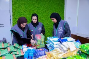 حملة "مير الخير الرمضاني" من هيئة كهرباء ومياه دبي تجمع 409 صندوق مواد غذائية