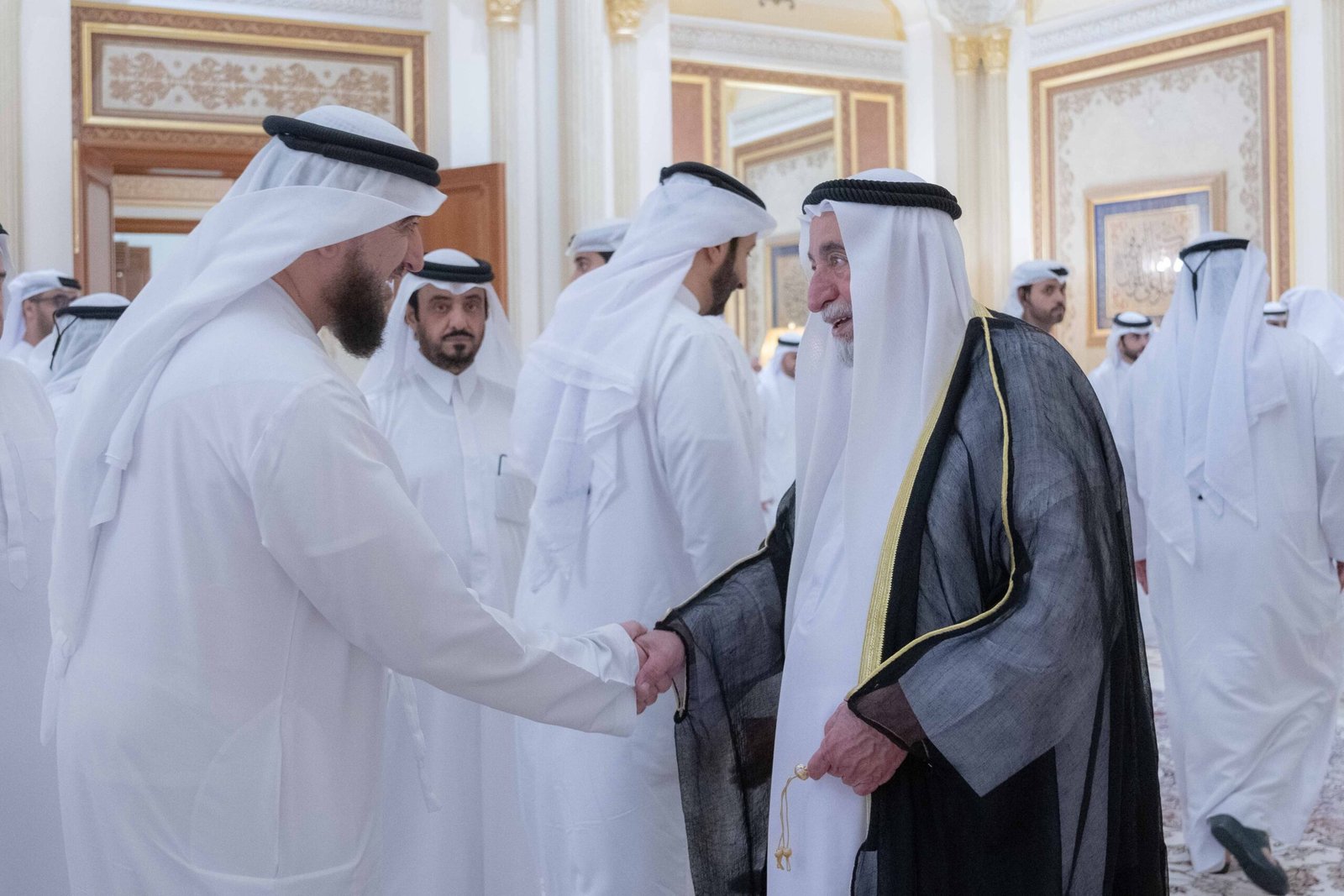 حاكم الشارقة يستقبل المهنئين بشهر رمضان المبارك في قصر البديع العامر 1 حاكم الشارقة يستقبل المهنئين بشهر رمضان المبارك في قصر البديع العامر