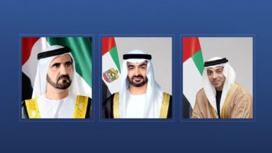 رئيس الدولة ونائباه يهنئون رئيسة ناميبيا بذكرى استقلال بلادها