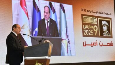 السيسي: لا لتهجير الفلسطينيين ومصر ثابتة في دعم قضيتهم العادلة