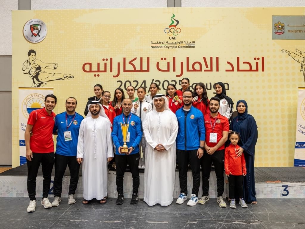 "شباب الأهلي" و"الشارقة" بطلا كأس الاتحاد للكاراتيه 1 شباب الأهلي