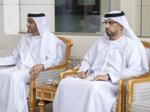 منصور بن زايد يستقبل المدعي العام لروسيا الاتحادية