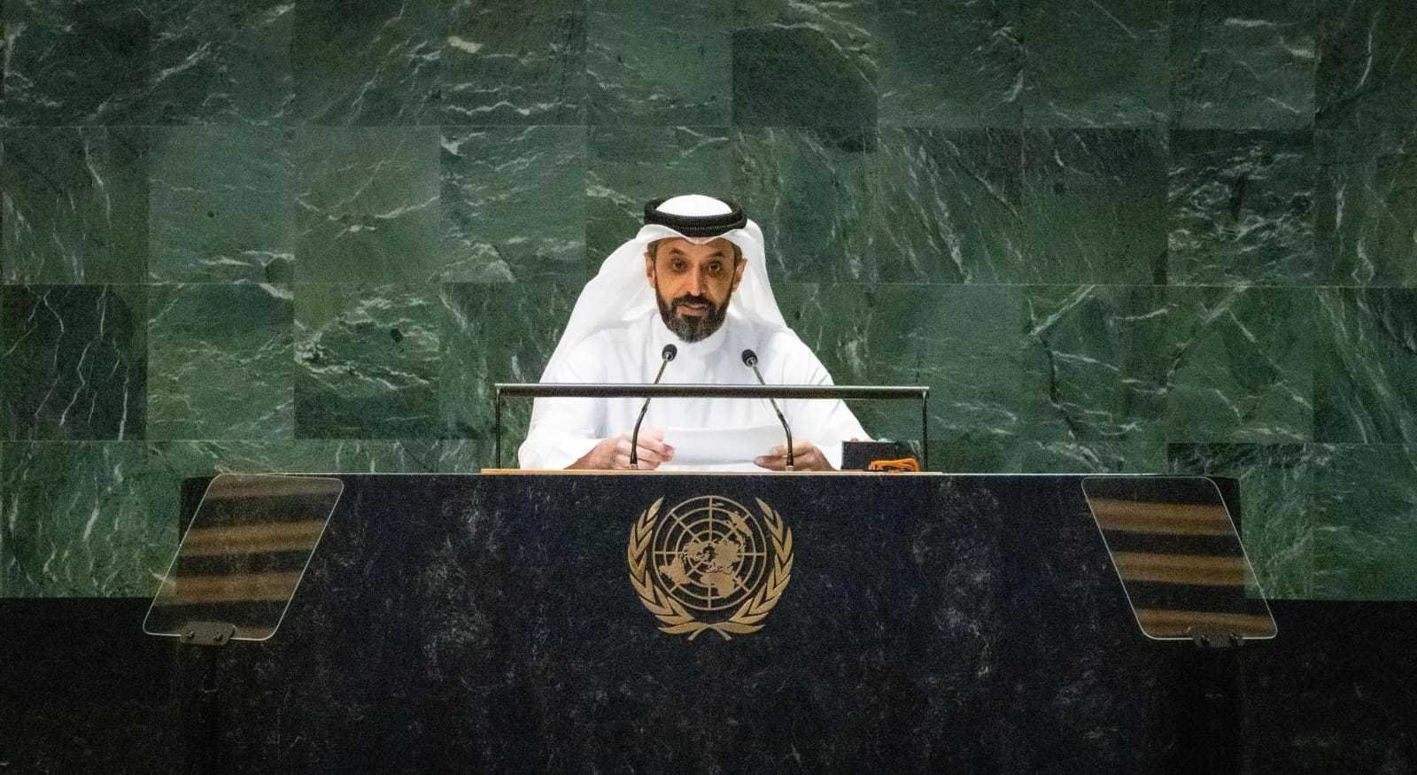 الجمعية العامة للأمم المتحدة تعتمد قراراً بالتوافق حول "دور الماس في تأجيج النزاع" بقيادة دولة الإمارات 1 الجمعية العامة للأمم المتحدة تعتمد قراراً بالتوافق حول "دور الماس في تأجيج النزاع" بقيادة دولة الإمارات