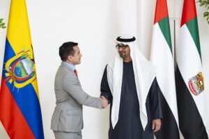 رئيس الدولة ورئيس الإكوادور يبحثان سبل تعزيز العلاقات الثنائية