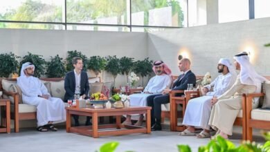 عمار بن حميد يستقبل رئيس مجموعة "كريبتو دوت كوم" ويبحث التعاون في مجال التقنيات الرقمية