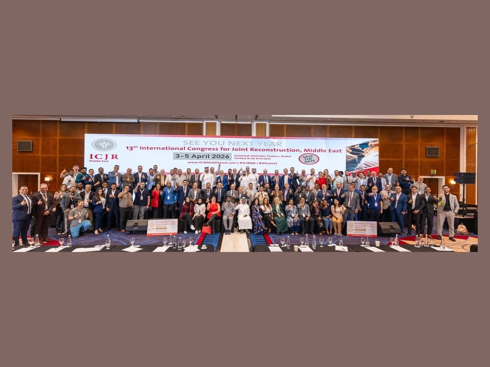 مؤتمر جراحة المفاصل في دبي يوصي بتدريب الأطباء على تقنيات الذكاء الاصطناعي 1 مؤتمر جراحة المفاصل في دبي يوصي بتدريب الأطباء على تقنيات الذكاء الاصطناعي