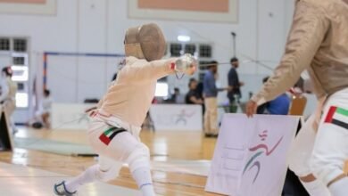 لاعباً ولاعبة في قائمة منتخب الإمارات ببطولة العالم للمبارزة