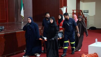200 متدرب ضمن برنامج الاستجابة لحالات الطوارئ برأس الخيمة