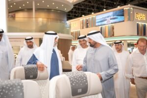 نهيان بن مبارك يزور معرض سوق السفر العربي 2025