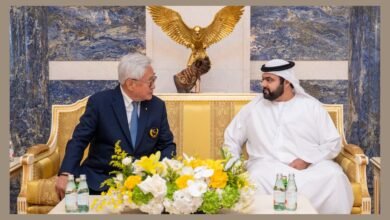 ولي عهد الفجيرة يستقبل رئيس الاتحاد الدولي للتايكواندو وأعضاء المكتب التنفيذي