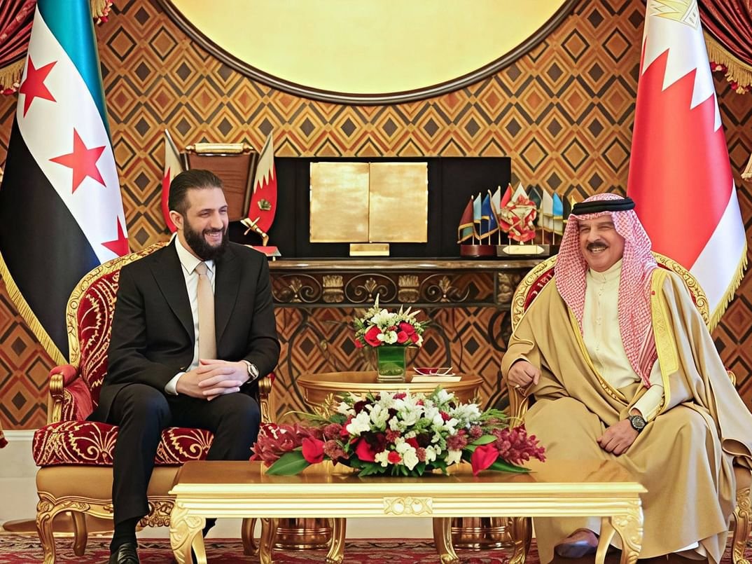 العاهل البحريني والرئيس السوري يبحثان تعزيز العلاقات والتطورات الإقليمية 1 العاهل البحريني والرئيس السوري يبحثان تعزيز العلاقات والتطورات الإقليمية