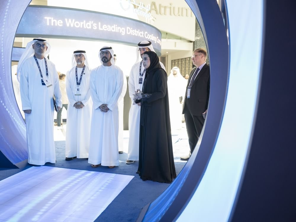 خليفة بن طحنون بن محمد يفتتح فعاليات المؤتمر العالمي للمرافق 2025 1 خليفة بن طحنون بن محمد يفتتح فعاليات المؤتمر العالمي للمرافق 2025