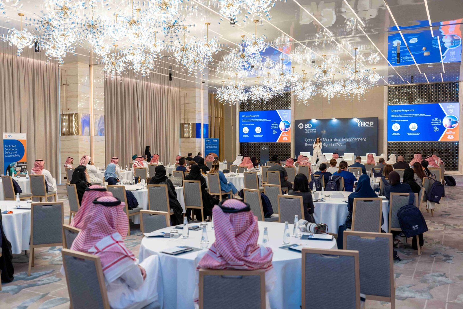 تعاون بين «الإدارة العامة للرعاية الصيدلية في وزارة الصحة» ومؤتمر «آي هوب» وشركة «بي دي» لمناقشة مستقبل الإدارة الذكية