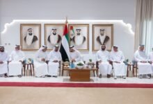 حمدان بن زايد يزور جزيرة دلما ويلتقي المواطنين