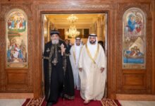 محمد الشرقي يلتقي البابا تواضروس الثاني ويؤكد أهمية نشر قيم التسامح بين الأديان